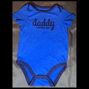 "Daddy Loves Me" Onesie 12 months